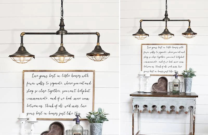 Industrial Pipe Pendant Light